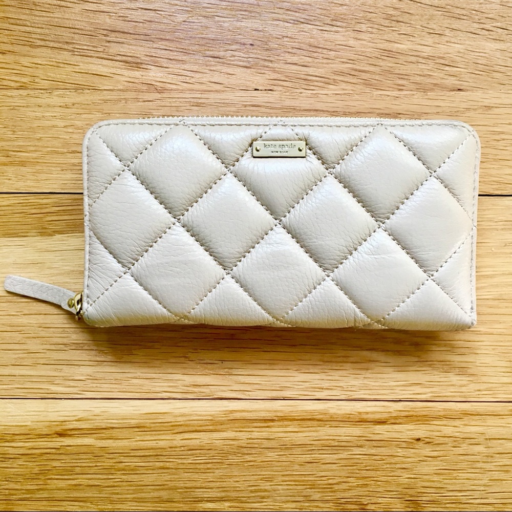 Kate Spade 'Cary' Smooth Quilted Large Continental Wallet - Picture 2 of 8